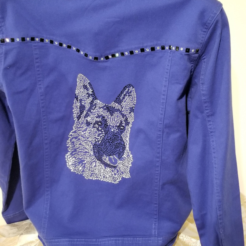 Royal Blue Custom Jacket - Picture 2 of 3